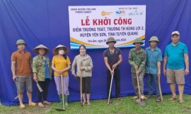 Quỹ Hy vọng và Tập đoàn Phạm Kim chung tay xây trường mới