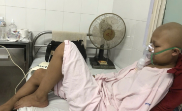 Nghị lực sống của cô bé ung thư xương