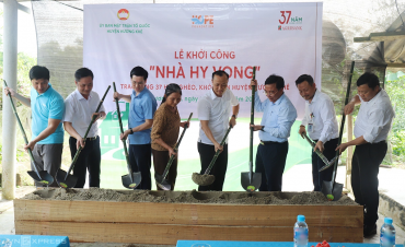Xây 37 ‘nhà Hy Vọng’ ở Hà Tĩnh