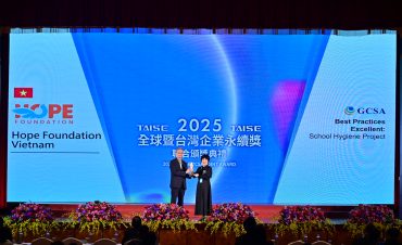 Quỹ Hy vọng đạt Giải thưởng phát triển bền vững toàn cầu GCSA