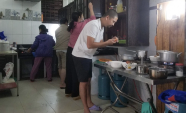 Bếp ăn 0 đồng dành cho bệnh nhi ung thư