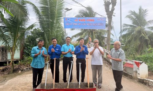 Khởi công loạt cầu Hy Vọng ở Đồng Tháp, Tây Ninh