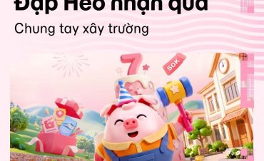 Chơi ‘đập heo’ xây lớp học cho trẻ em vùng cao