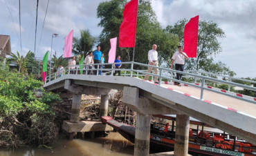 Khánh thành cầu Hy Vọng đầu tiên tại Vĩnh Long