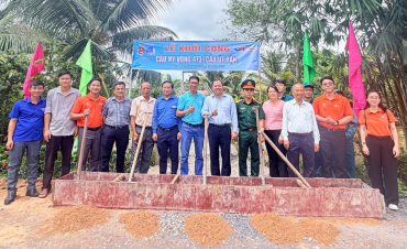 Bốn cầu Hy vọng tại Đồng Tháp được khánh thành, khởi công